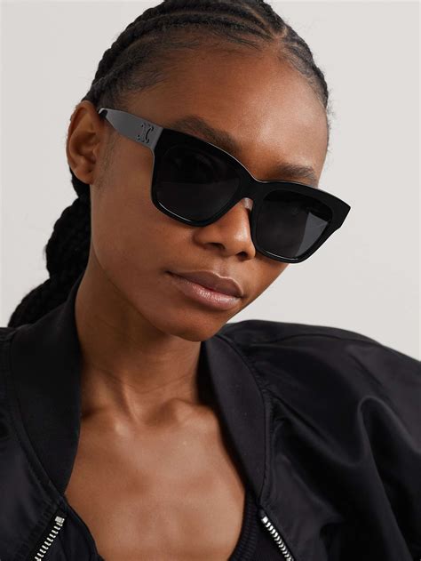 Celine Triomphe Acetate Square Sunglasses .